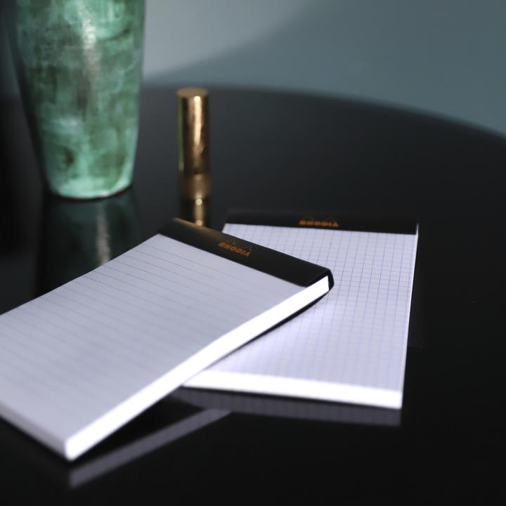 Actual product image Rhodia Blocks stapled 80g Basics (A1, Checked, Soft cover)