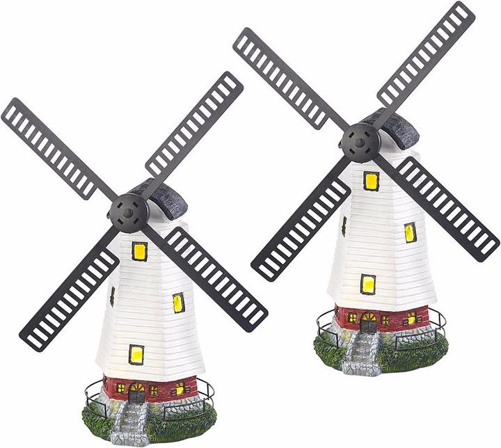 Immagine prodotto Lunartec Set di 2 mulini a vento Deco solari