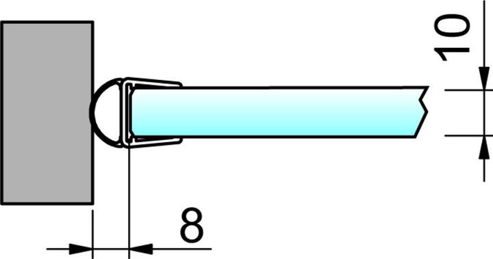 Actual product image Pauli+Sohn Shower door seals