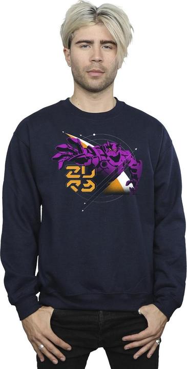 Actual product image Disney Mens Lightyear Zurg Space Circle Sweatshirt (XL)