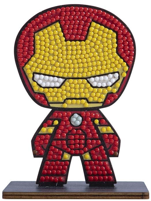 Actual product image Craft Buddy Ironman, Crystal Art figure approx. 11x8cm