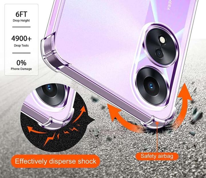 Produktbild Screenguard Crystal Soft Airbag Bumper (Oppo A78 5G)