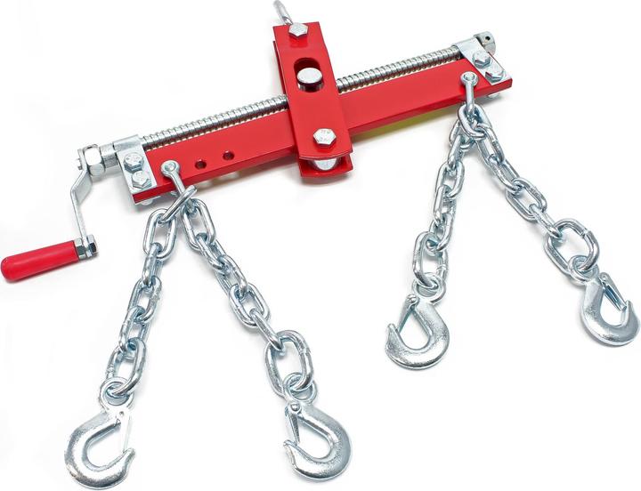 Actual product image Wiltec Crane Balancer 900kg Engine Gearbox Lifter Leveler Hoist Chain Lift Garage Workshop (300 mm)