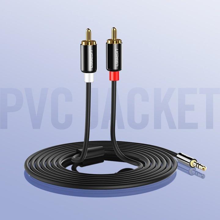 Actual product image Ugreen 2x RCA - 3.5mm jack (2 m, Cinch, 3.5mm jack (AUX))