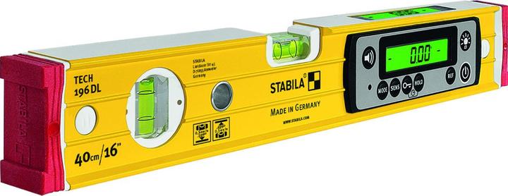 Actual product image Stabila Electronic spirit level TECH 196 DL 40 cm calibration-free IP67 19830 (40 cm)