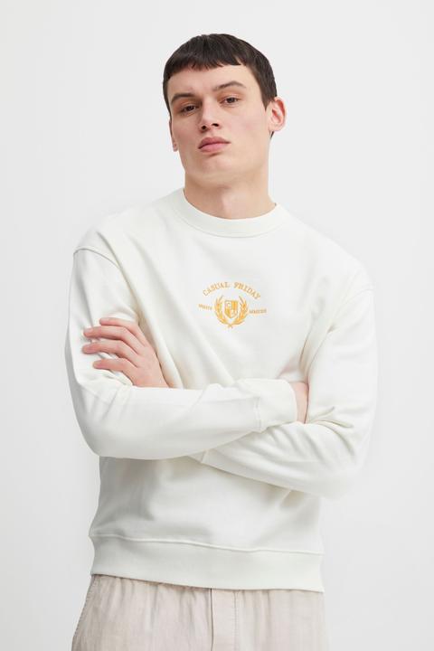 Produktbild Casual Friday CFSage relaxed sweat w. embroidery - 20504729 (L)
