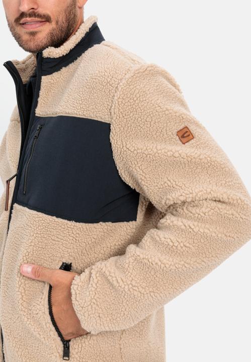 Actual product image Camel Active Fleece overshirt with stand-up collar (M)