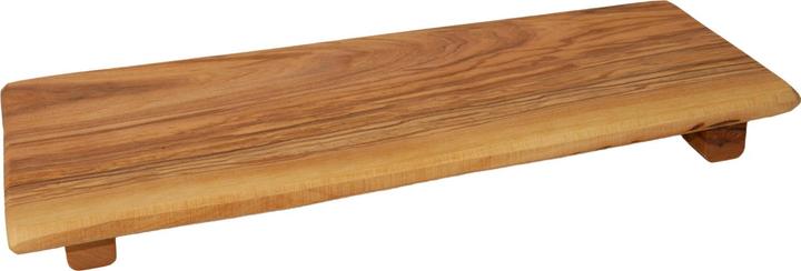 Actual product image Natura Punto Sushi board, serving plate with feet, 13 x 28 x 1.5 cm, olive wood