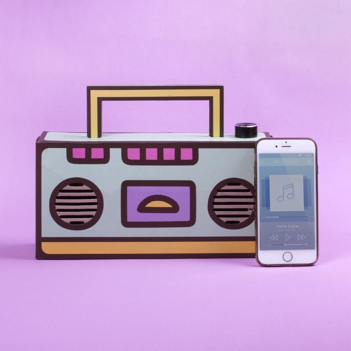 Image du produit Pusheen Boombox Bluetooth Lautsprecher DIY (Fonctionnement sur piles)