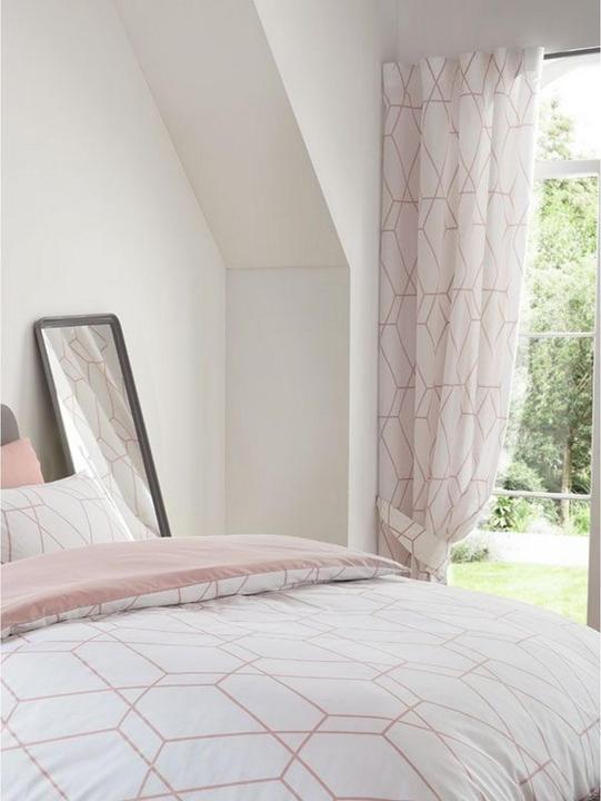 Immagine prodotto Bedding & Beyond Tende foderate Metro Geometric Design 2Pack (137 x 167 cm)
