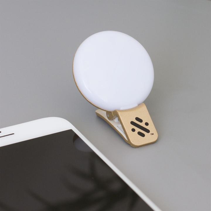 Produktbild Swipe LED Mini Selfie Light Gold (Ringleuchte)