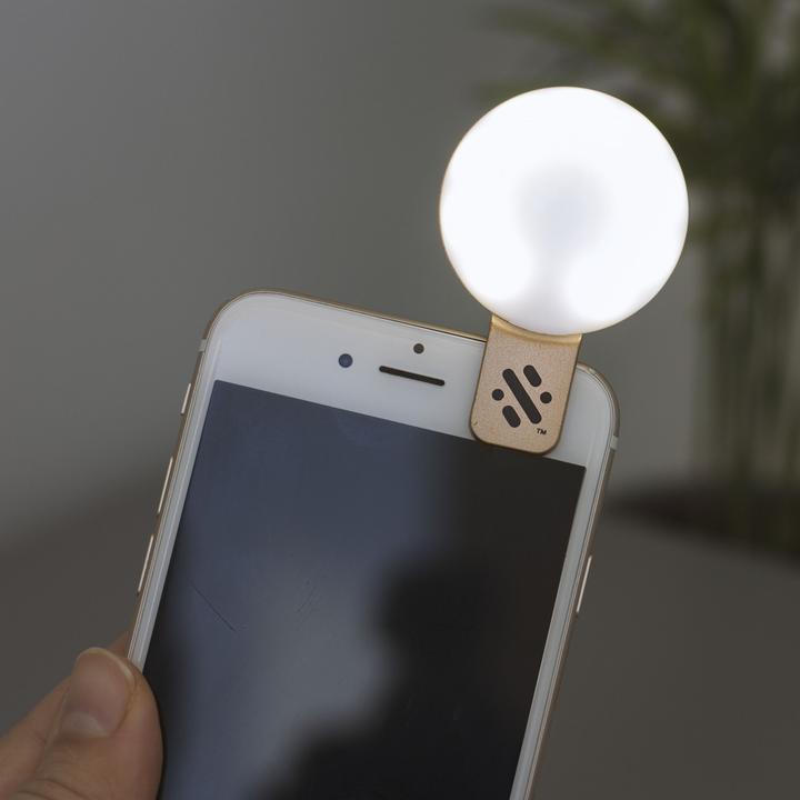 Produktbild Swipe LED Mini Selfie Light Gold (Ringleuchte)