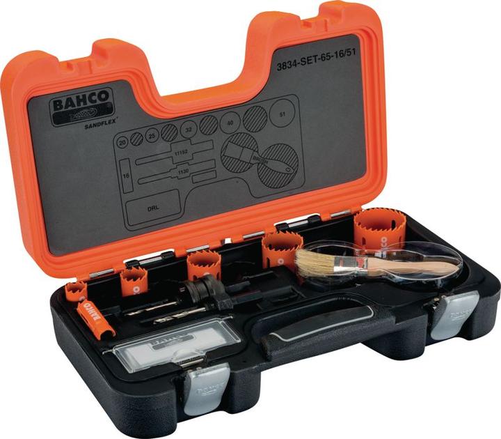 Immagine prodotto Bahco Set di seghe a tazza 3834-SET-65 (16 - 51 mm)