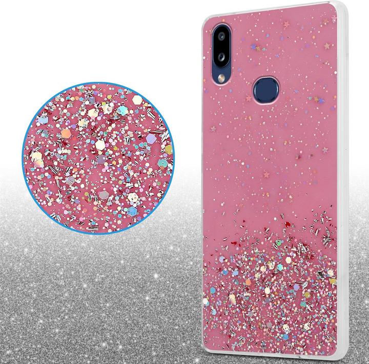 Image du produit Cadorabo Couverture TPU paillettes scintillantes (Samsung Galaxy A10s, Samsung Galaxy M01s)