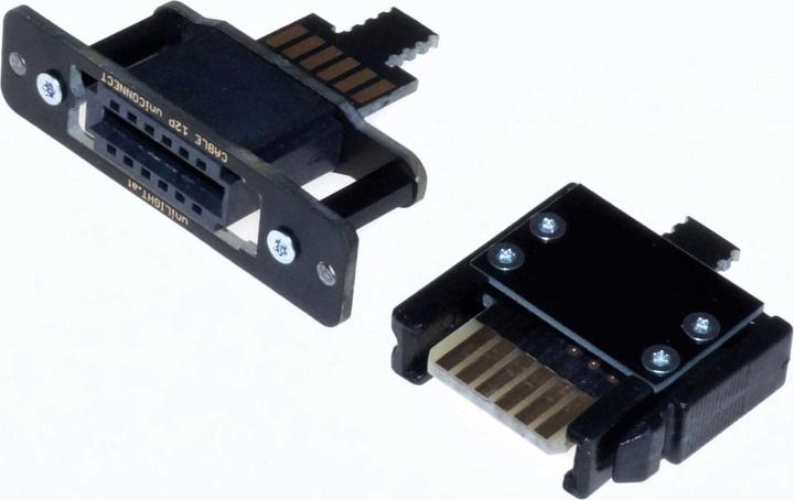 Actual product image Unilight cable connector cable with 6 primary en poles for 2 servos, kit, 2pcs