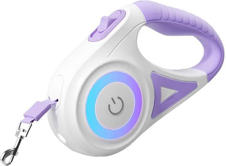 Actual product image Rojeco Dog Automatic Leash LED 5 m (purple) (Dog, General)