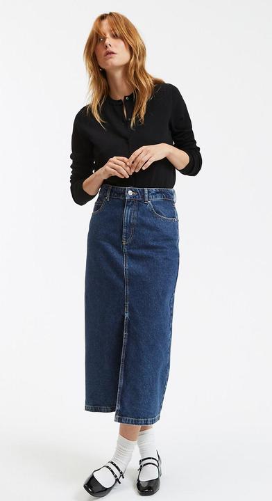 Produktbild La Redoute Collections Cardigan mit rundem Ausschnitt (38)