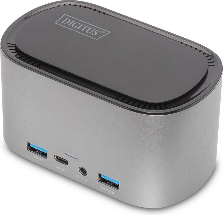 Digitus DA-70889 11-Port-USB-C-Dock mit SSD-Gehäuse (Docking Port, 4 Ports)