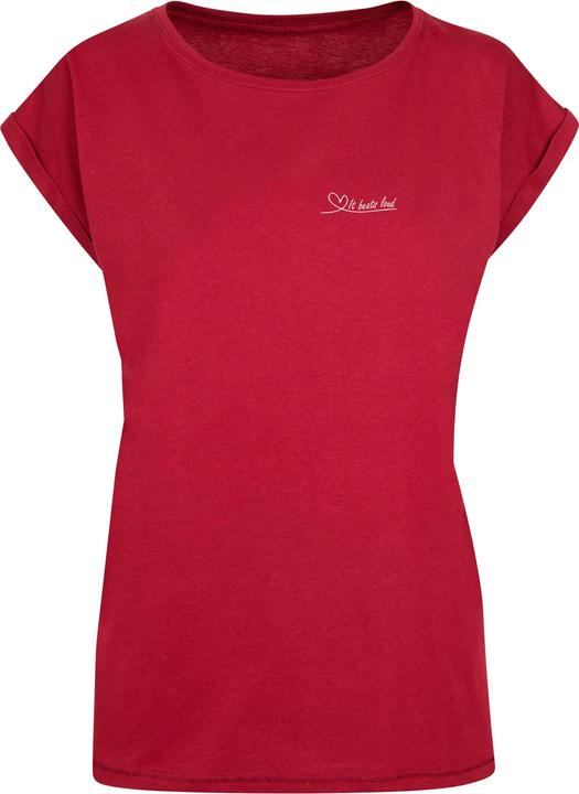 Merchcode Ladies It Beats Loud Extended Shoulder Tee - 113363
