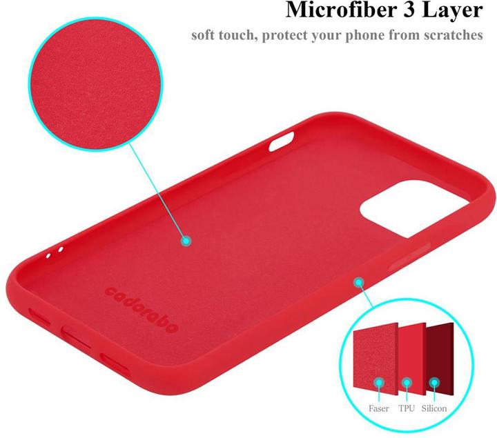 Actual product image Cadorabo TPU Liquid Silicone Case Cover (Apple iPhone 12 Pro Max)