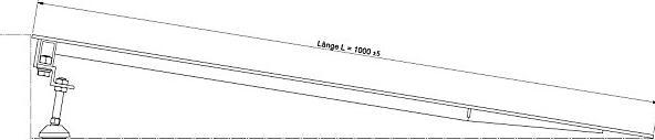 Produktbild Altec Keilbrücke, Tragfähigkeit 300 kg, Höhendifferenz 168 - 215 mm