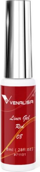 Produktbild Venalisa Liner Gel Red (Gel-Effekt Nagellack)