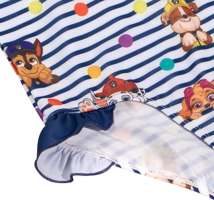 Actual product image Paw Patrol Girls Striped One Piece Swimsuit (104)