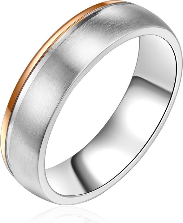 Actual product image Trilani Men's stainless steel silver / rose gold - 9650 (60)