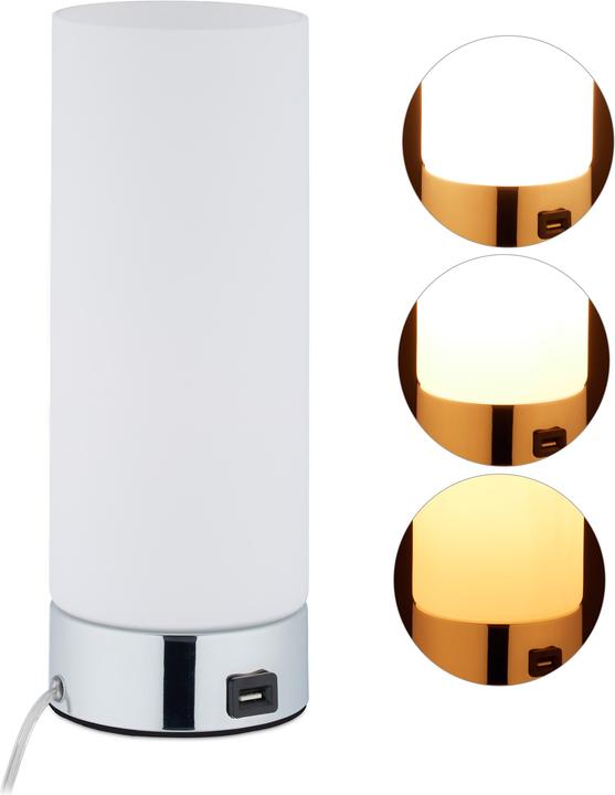 Actual product image Relaxdays Bedside lamp (E14)