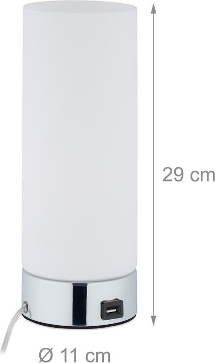 Actual product image Relaxdays Bedside lamp (E14)