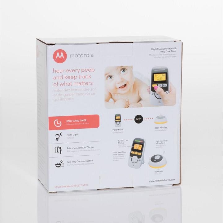 Productafbeelding Motorola Mbp 161 (Babyfoon Audio, 300 m)