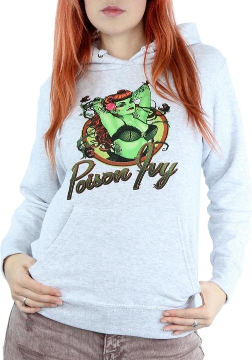 Produktbild Universal Textiles Womens/Ladies Poison Ivy Badge Heather Hoodie (S)