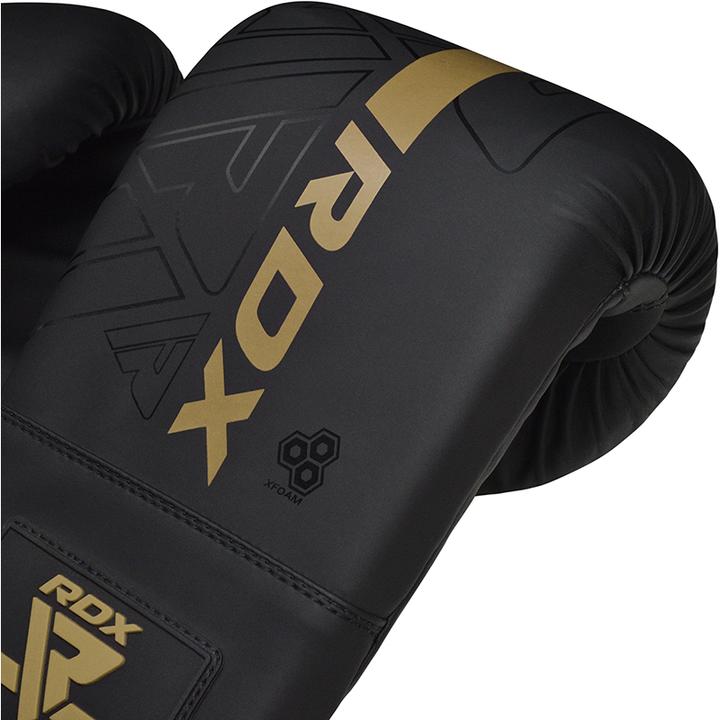Actual product image Rdx Boxing Bag Mitts F6 Matte Golden (4 OZ)