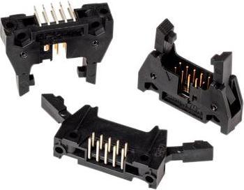 Actual product image 3M Male connector, plug, right angle, number of contacts - 10, 2.54mm