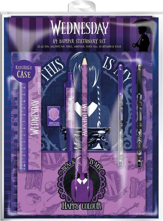 Image du produit Wednesday - Ensemble Set de papeterie WRITING TIME (Multicolore, 100 x)