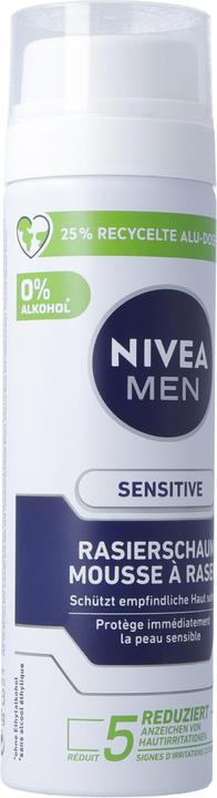Actual product image NIVEA Sensitive Rasierschaum (200 ml, Shaving cream)
