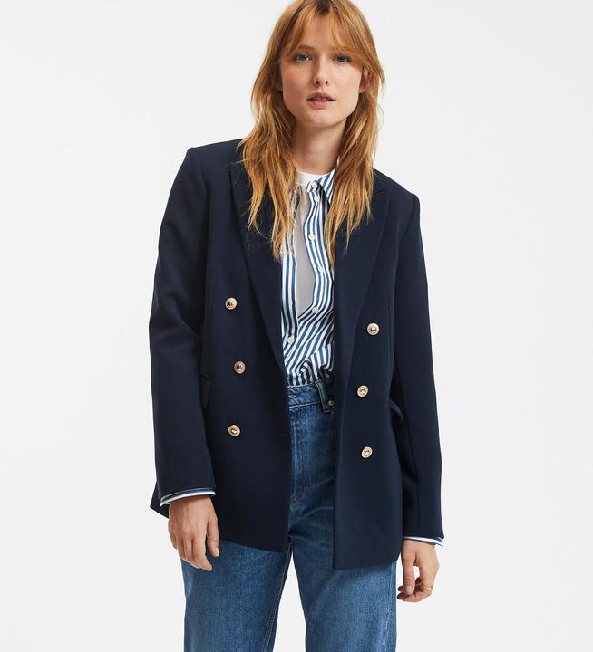 Actual product image La Redoute Collections Straight blazer Signature AURIANE in officer style (38)