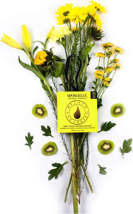 Actual product image Spongellé Boxed Flower - Coconut Verbena