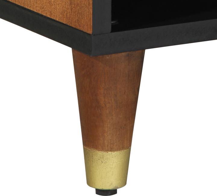 Image du produit VidaXL Meuble TV 100x33x46 cm en bois de manguier massif (100 x 33 x 46 cm)