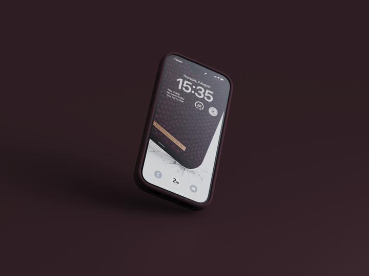 Actual product image Njord Salm.Leather Magsafe Case (Apple iPhone 14 Pro Max)