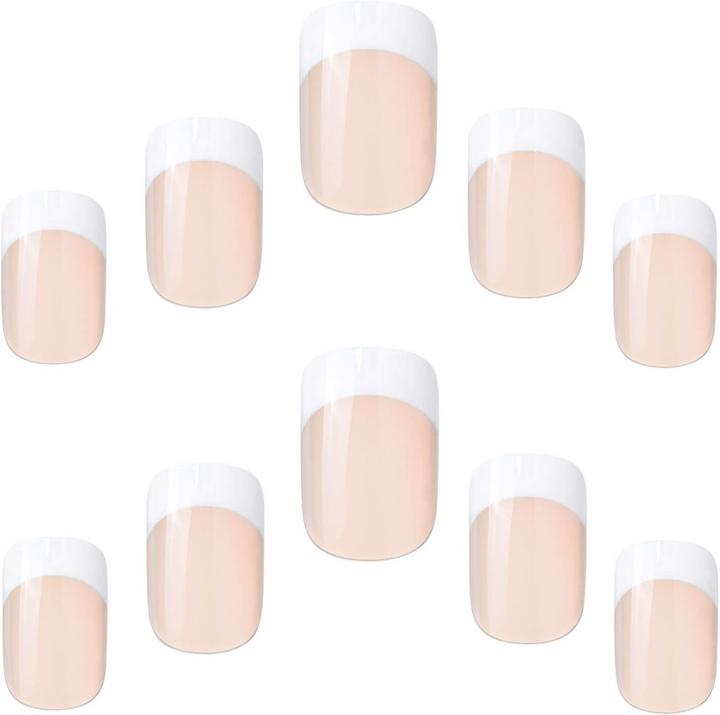Actual product image Elegant Touch French Bare Medium 101 (Nude, White)