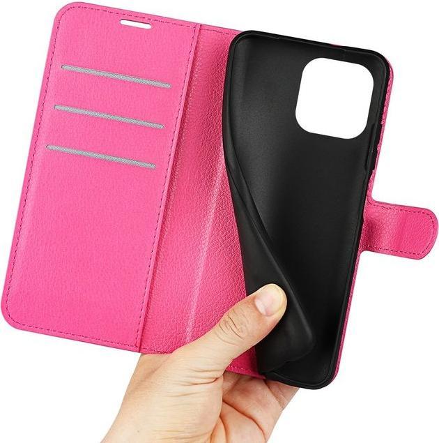 Actual product image MU Classic Litchi Leather Bookcover Series (Apple iPhone 14 Pro)