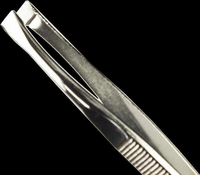 Actual product image Nippes Tweezers, straight, nickel-plated, 38
