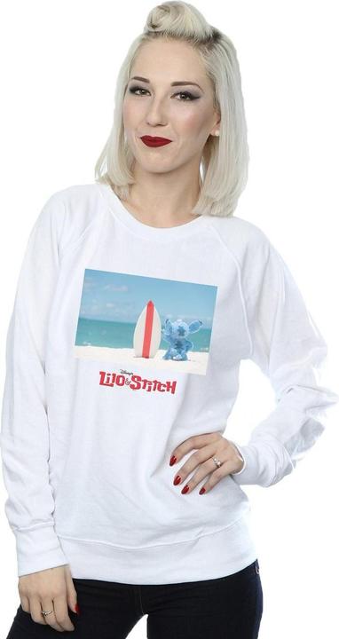 Actual product image Disney Womens/Ladies Lilo And Stitch Surf Beach Sweatshirt (M)