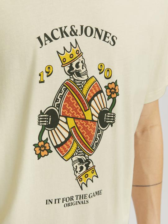 Actual product image Jack & Jones Joranatomy Skull Tee Ss Crew Neck Ln (XL)