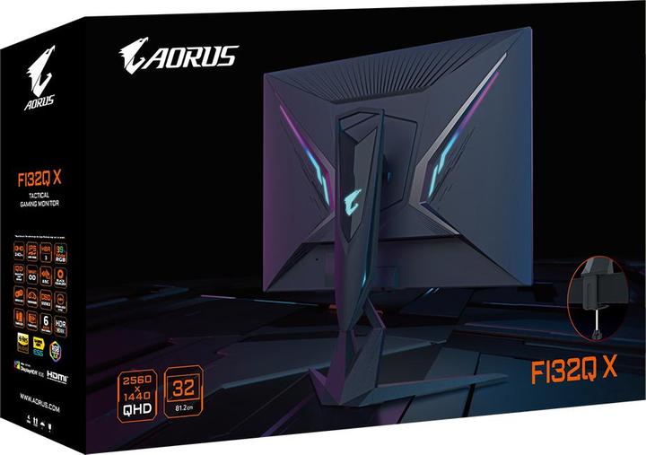 Image du produit Gigabyte Aorus FI32Q X (2560 x 1440 pixels, 32")