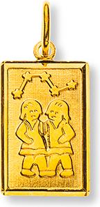 Natsumi Schmuck Anhänger Sternzeichen Zwillinge Gelbgold 18K/750 (750/18 K Gelbgold)