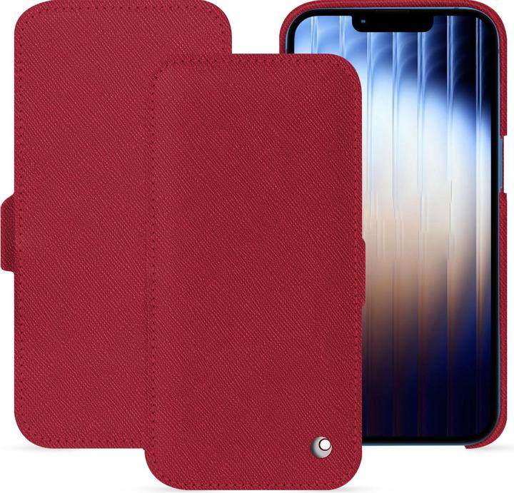 Actual product image Noreve Horizontal leather flap shell (Apple iPhone 16e)