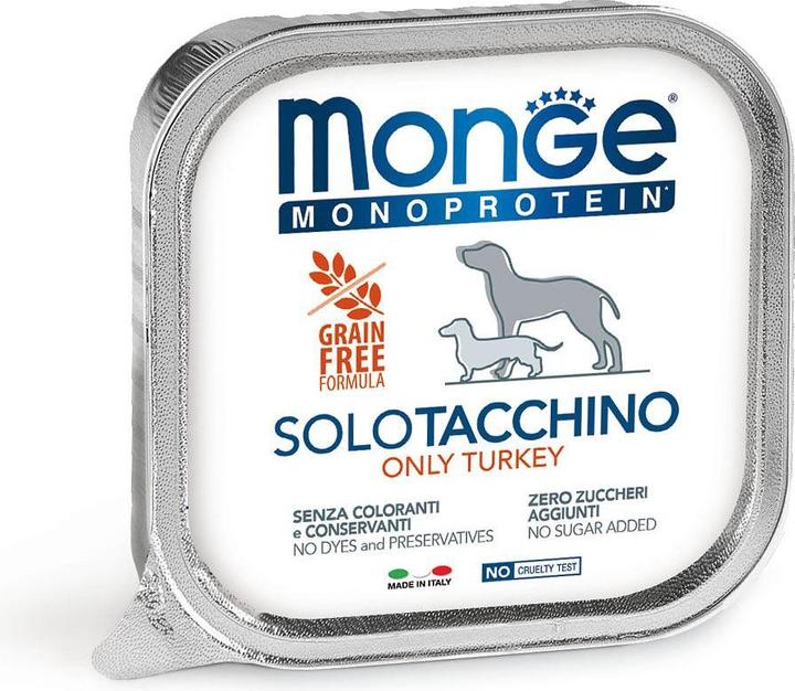 Immagine prodotto Monge Monoproteina SOLO Cane, tacchino (Adulto, 1 pz., 150 g)