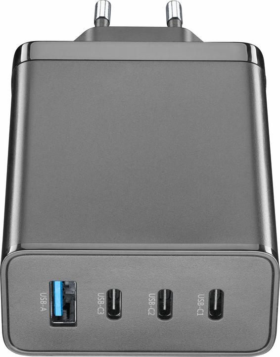 Actual product image Cellularline Multipower Nano 100W travel charger 4 port GaN (100 W)